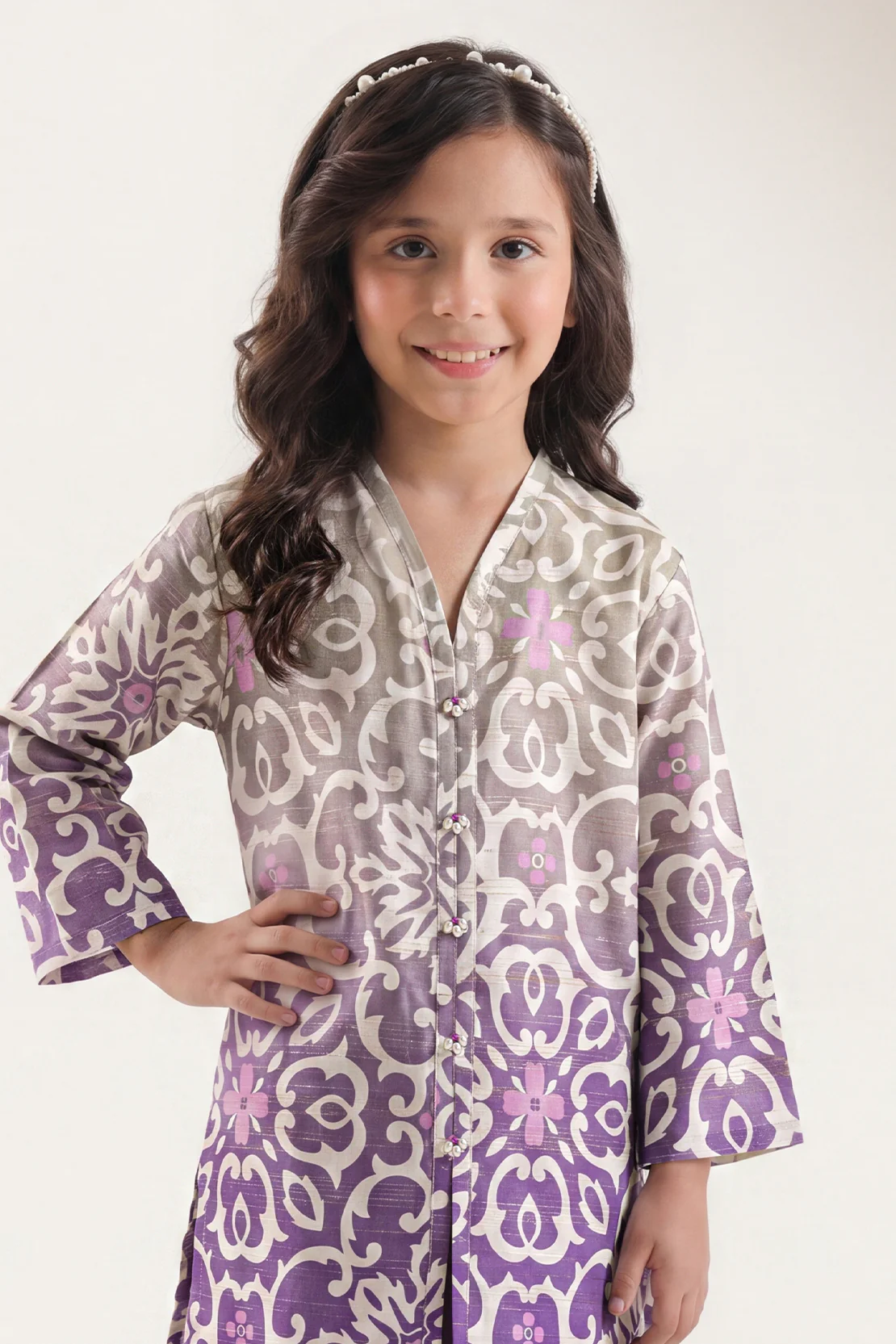 Stitched Soft Touch Cotton Shirt/Trouser For Kids - Image 2
