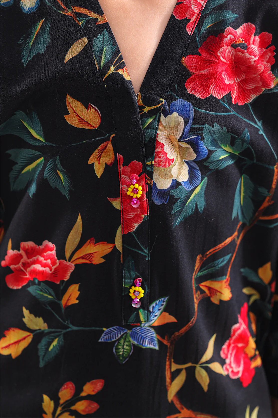 Stitched Strip Lawn Shirt For Kids - Image 4