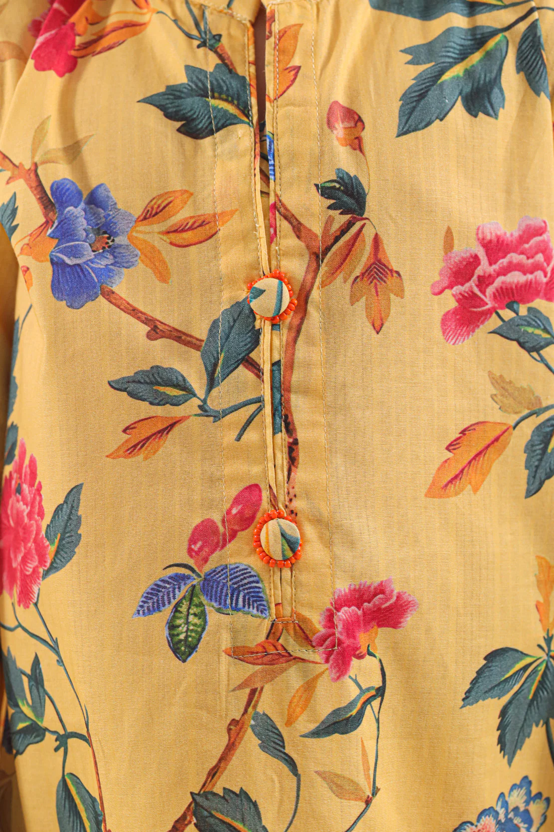 Stitched Strip Lawn Shirt For Kids - Image 4