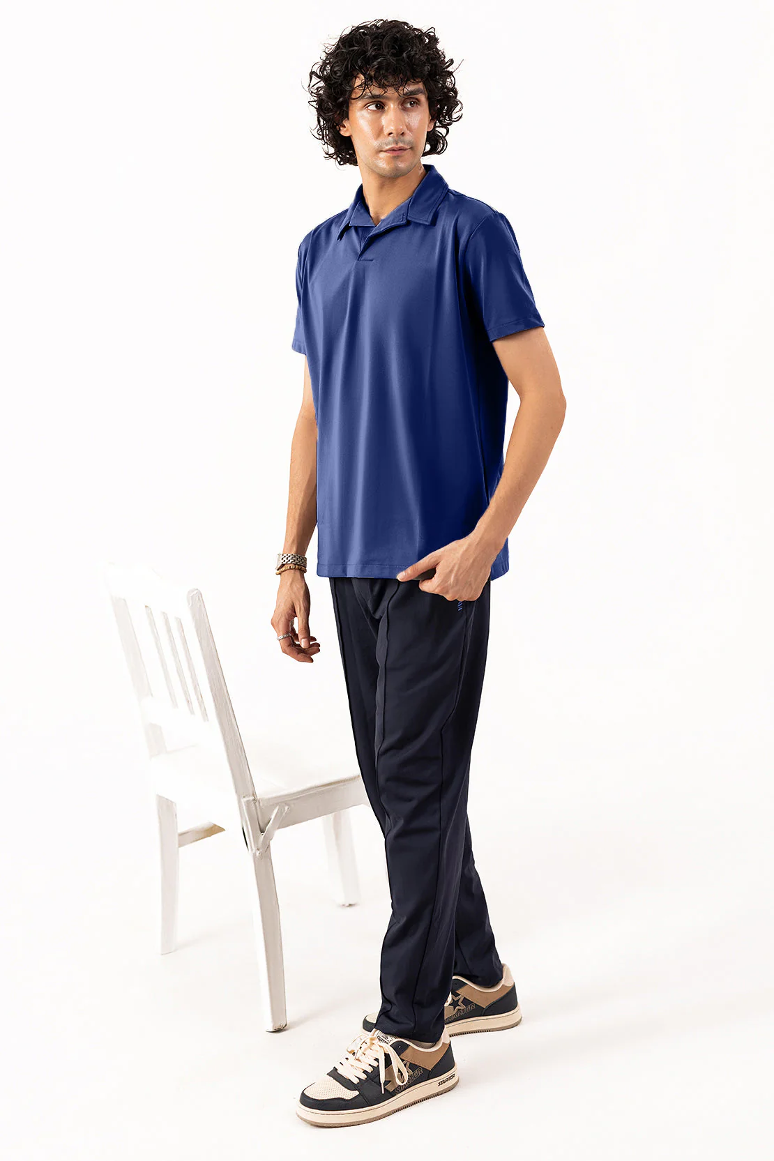 Structured Polo Collar Tee Shirt - Image 5