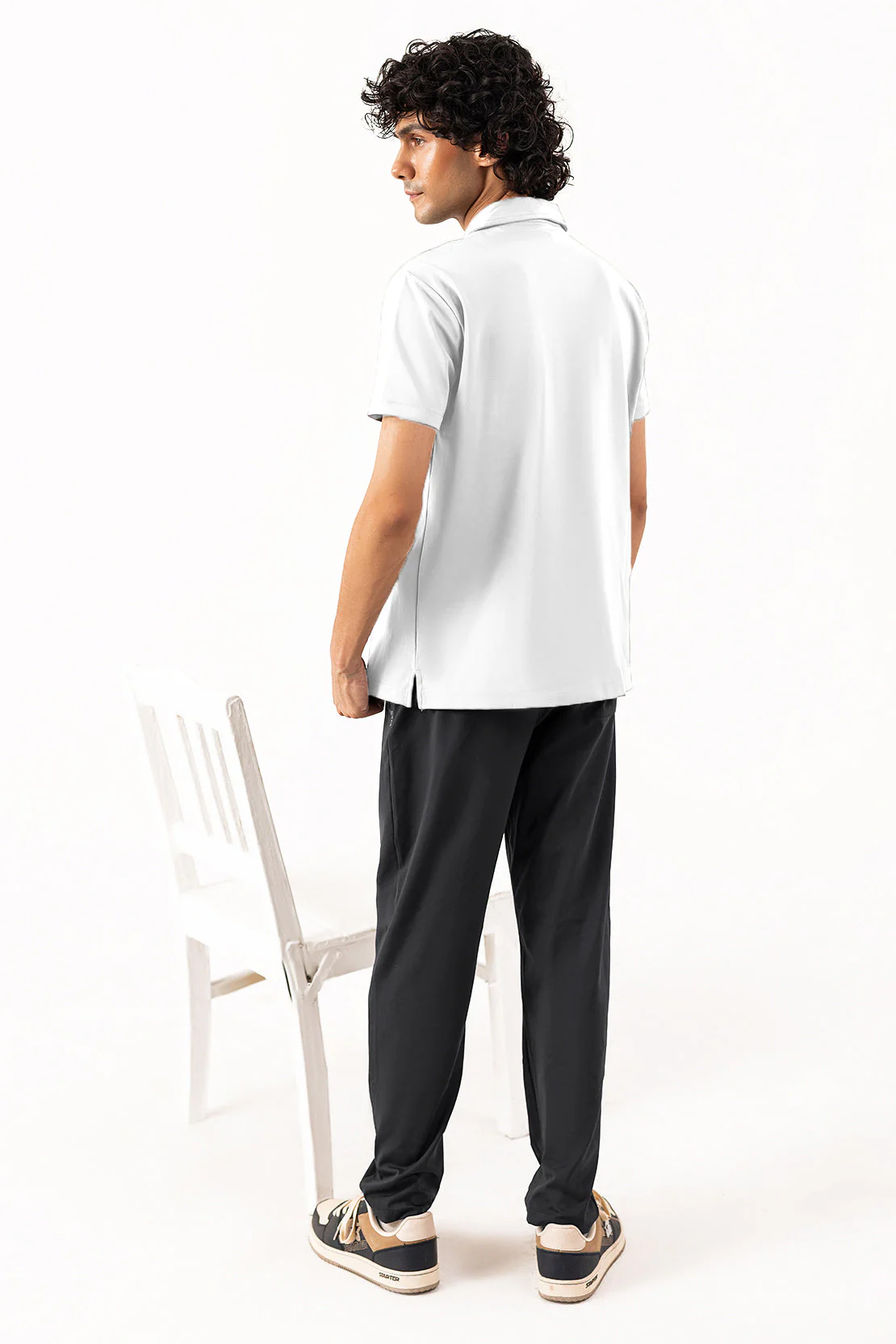 Structured Polo Collar Tee Shirt - Image 4