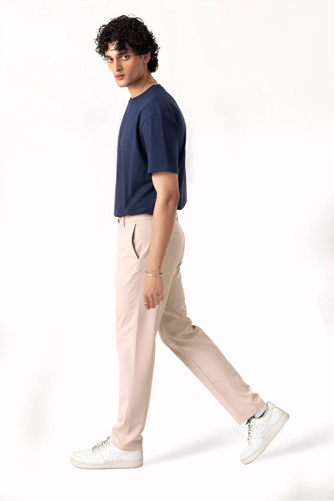 Tapered Tech Trousers For Men - Image 3
