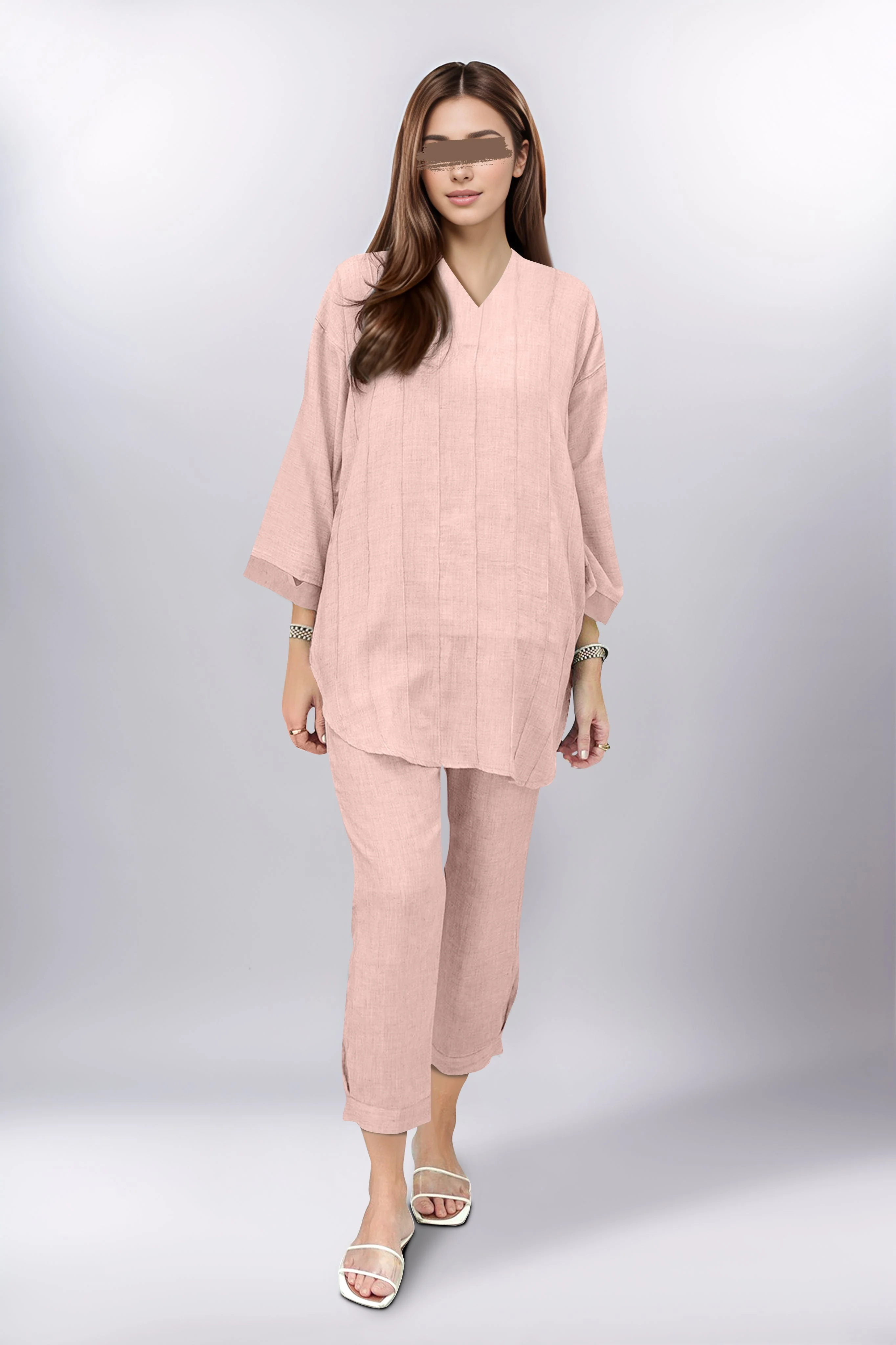 Unstitched Cambric Dyed Trouser Fabric