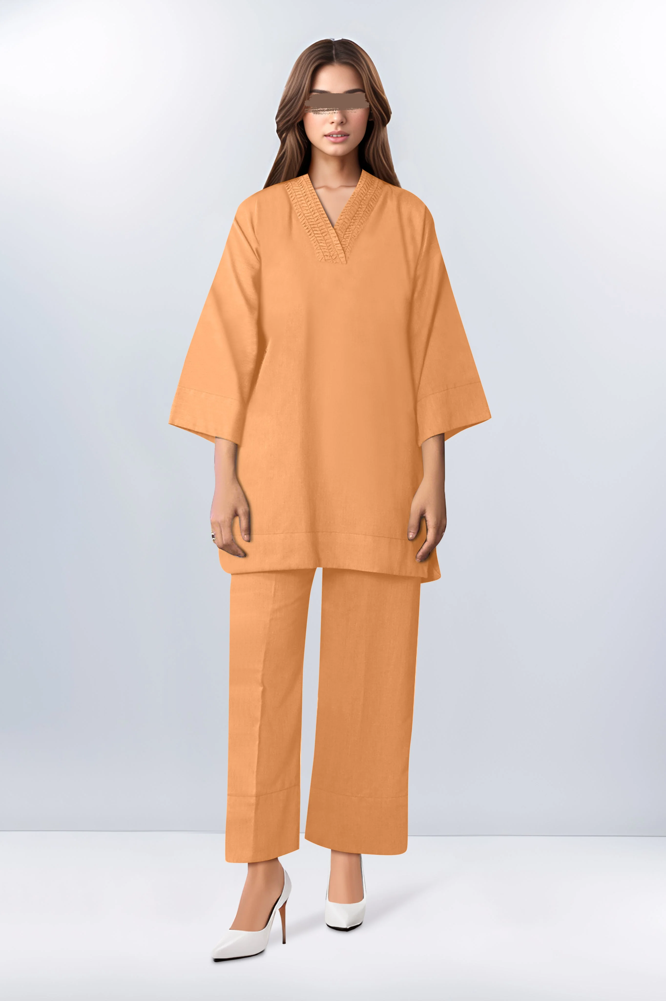 Unstitched Cambric Dyed Trouser Fabric