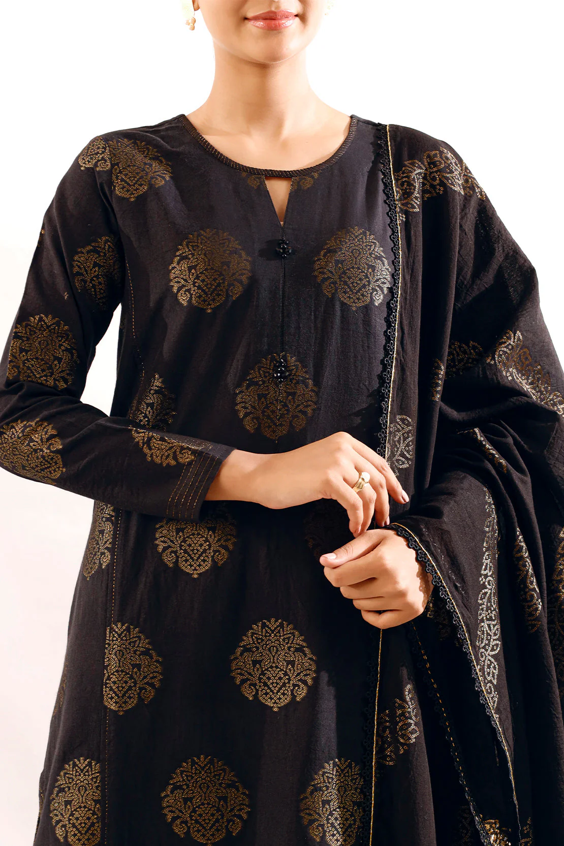 Unstitched Cotton Jacquard  2 Piece (Shirt/Trouser) - Image 5