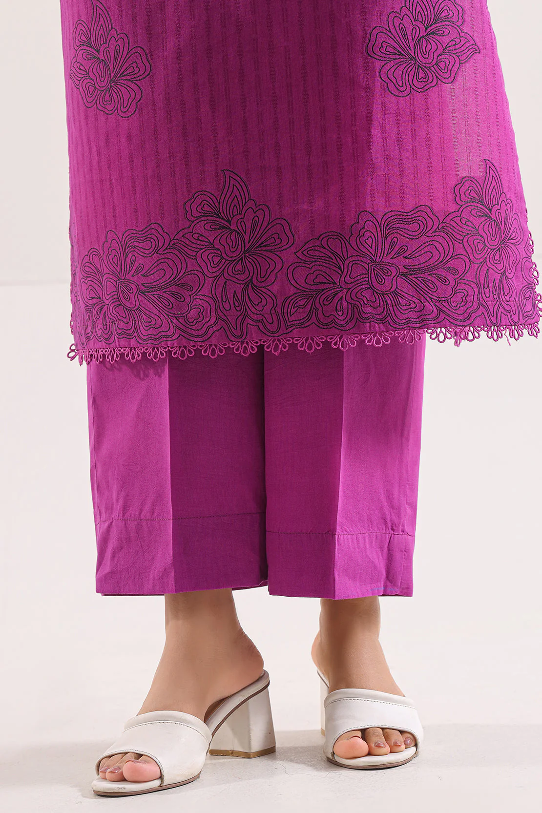 Unstitched Cotton Jacquard 3 Piece - Image 6
