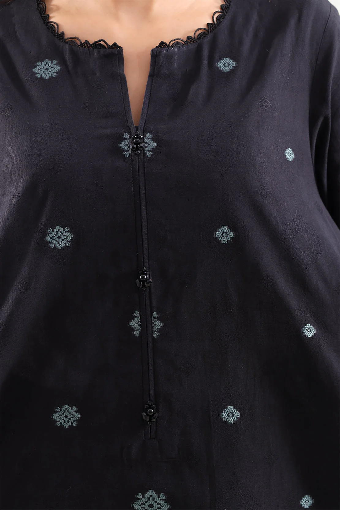 Unstitched Cotton Jacquard 3 Piece - Image 3