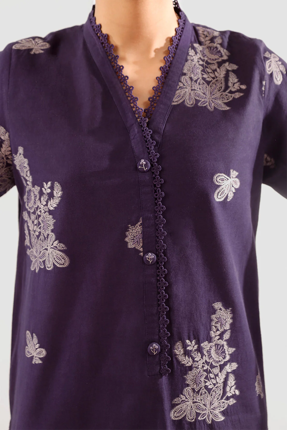Unstitched Cotton Jacquard 3 Piece - Image 7