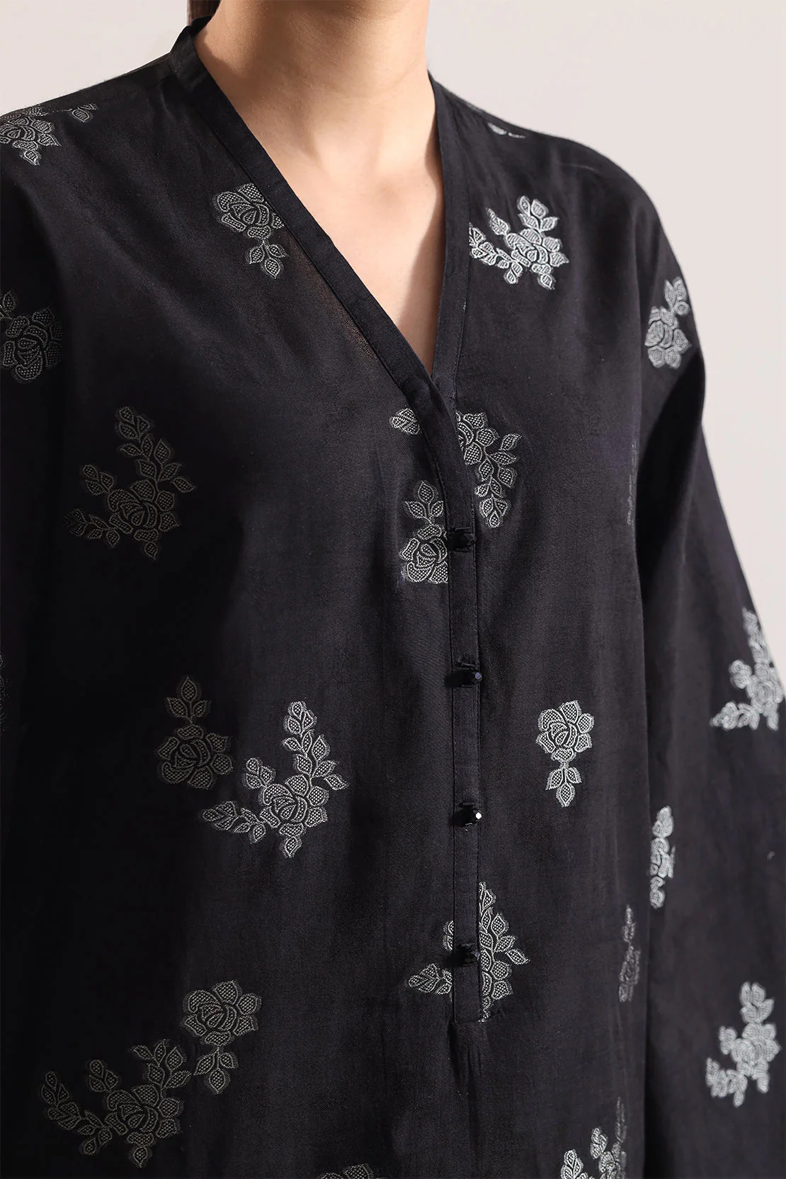 Unstitched Cotton Jacquard 3 Piece - Image 4