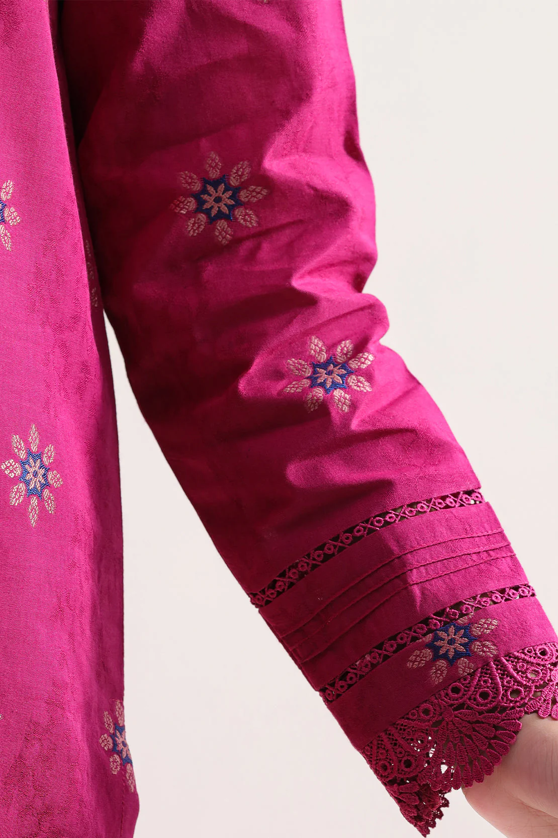 Unstitched Cotton Jacquard 3 Piece - Image 5