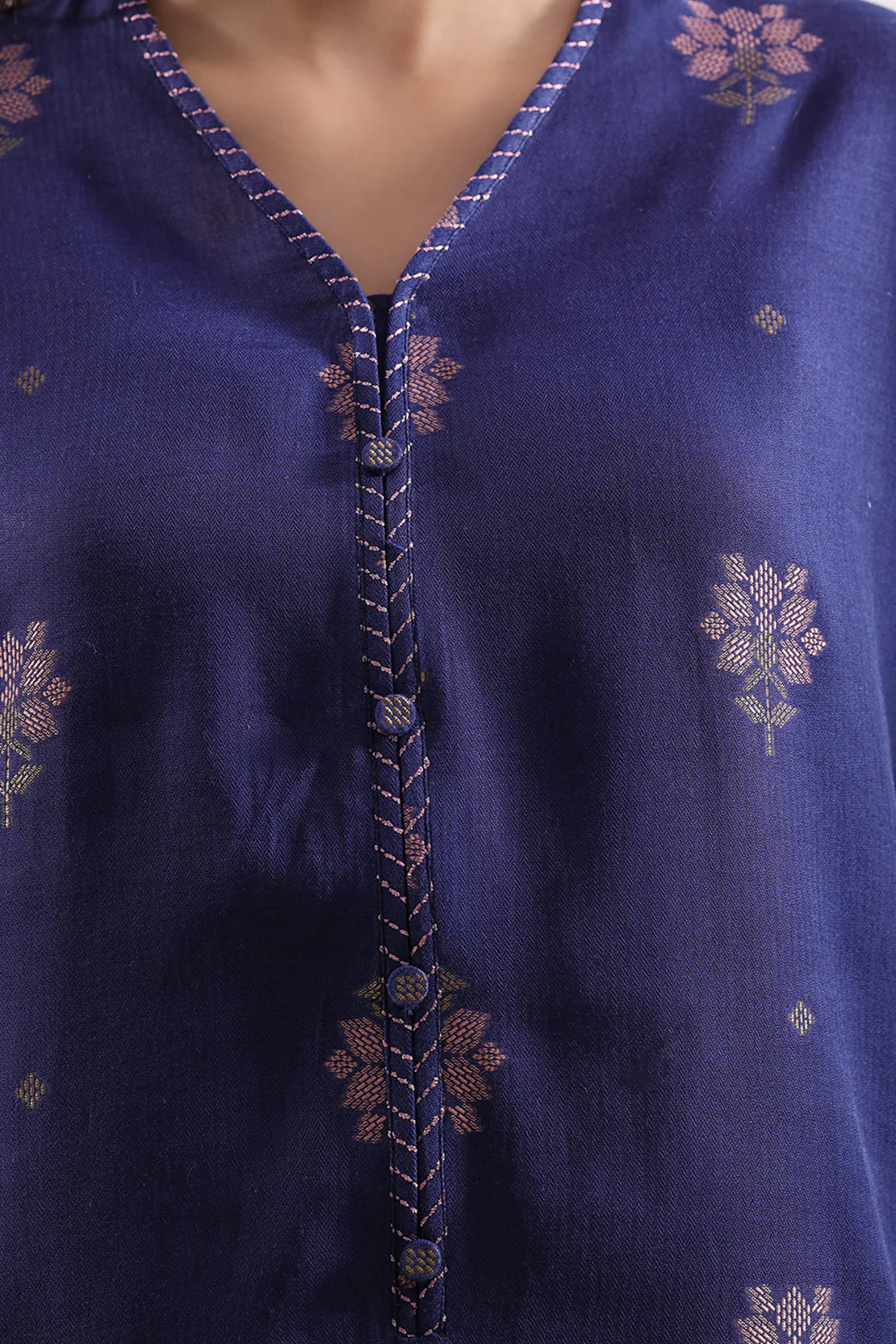 Unstitched Cotton Jacquard 3 Piece - Image 4
