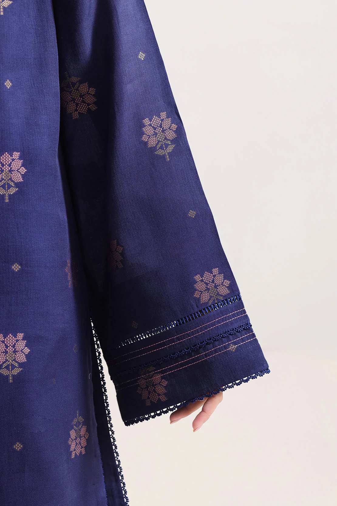 Unstitched Cotton Jacquard 3 Piece - Image 5
