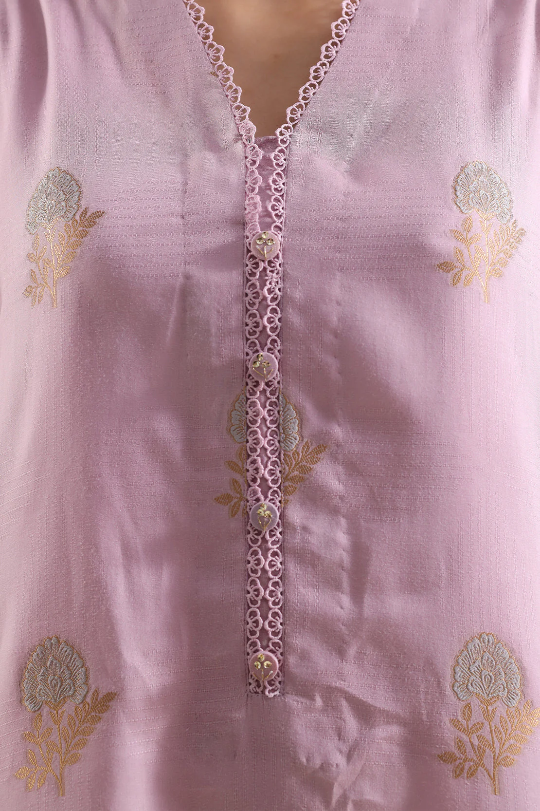 Unstitched Cotton Jacquard 3 Piece - Image 5