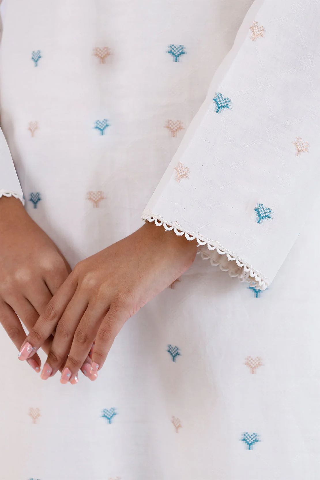 Unstitched Cotton Jacquard Shirt - Image 4