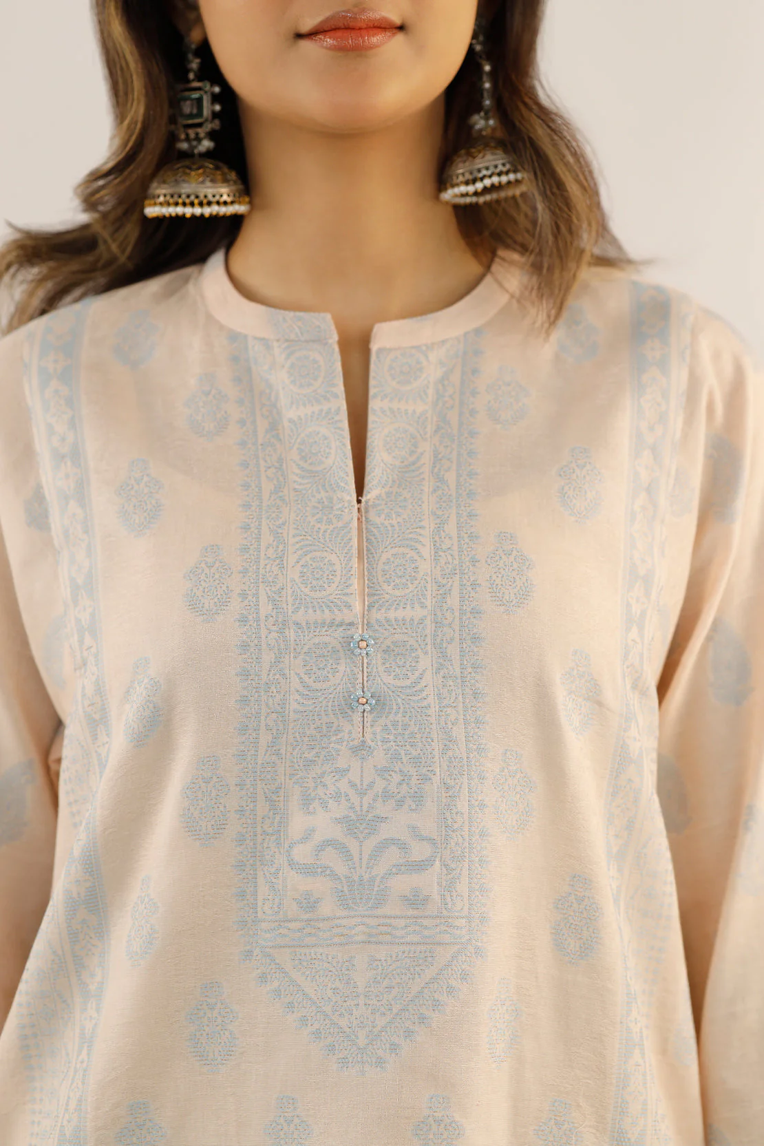 Unstitched Cotton Jacquard Shirt - Image 6