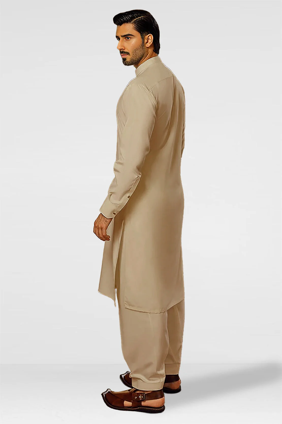 Unstitched Cotton Kurta Shalwar - Image 3
