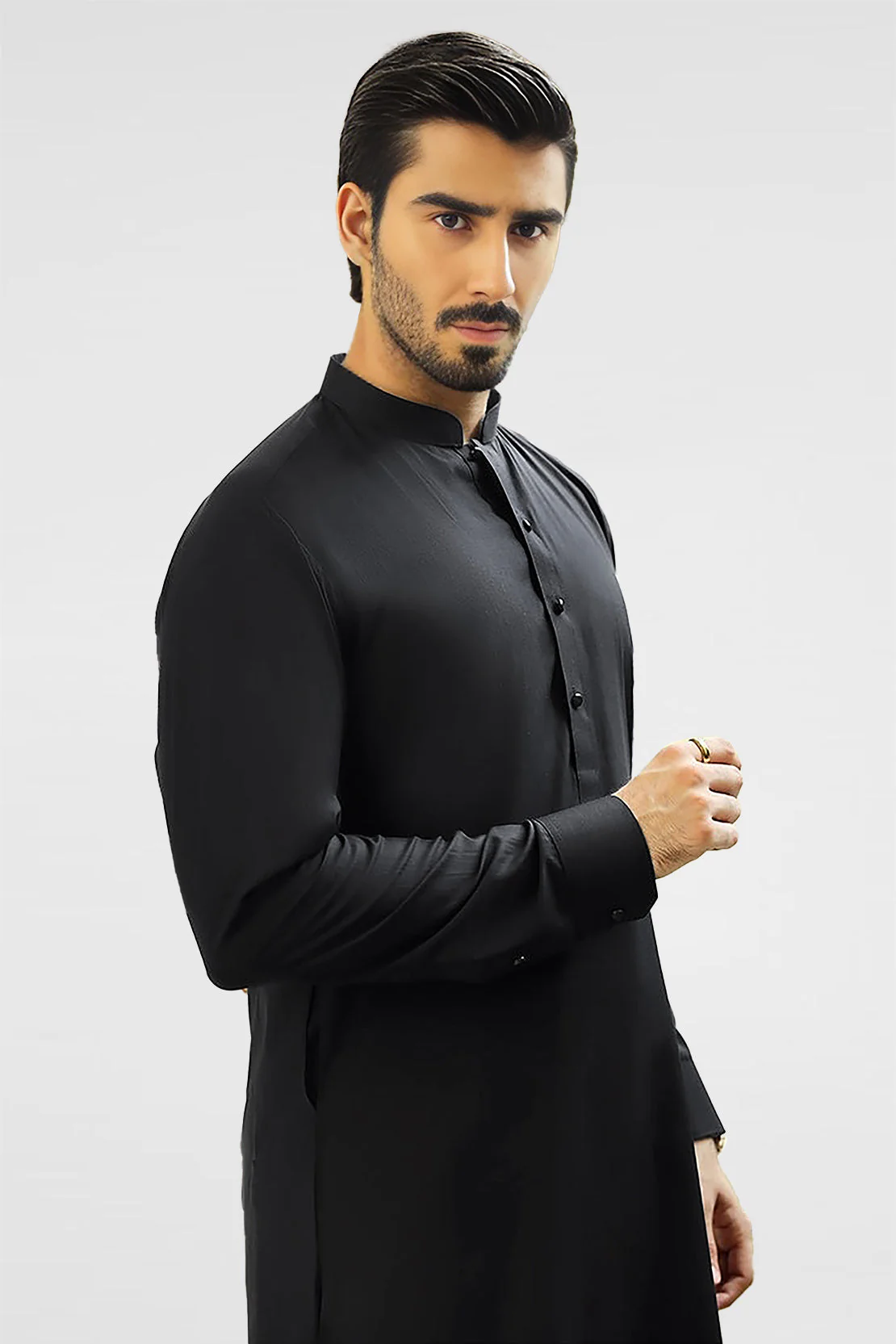 Unstitched Cotton Kurta Shalwar - Image 3