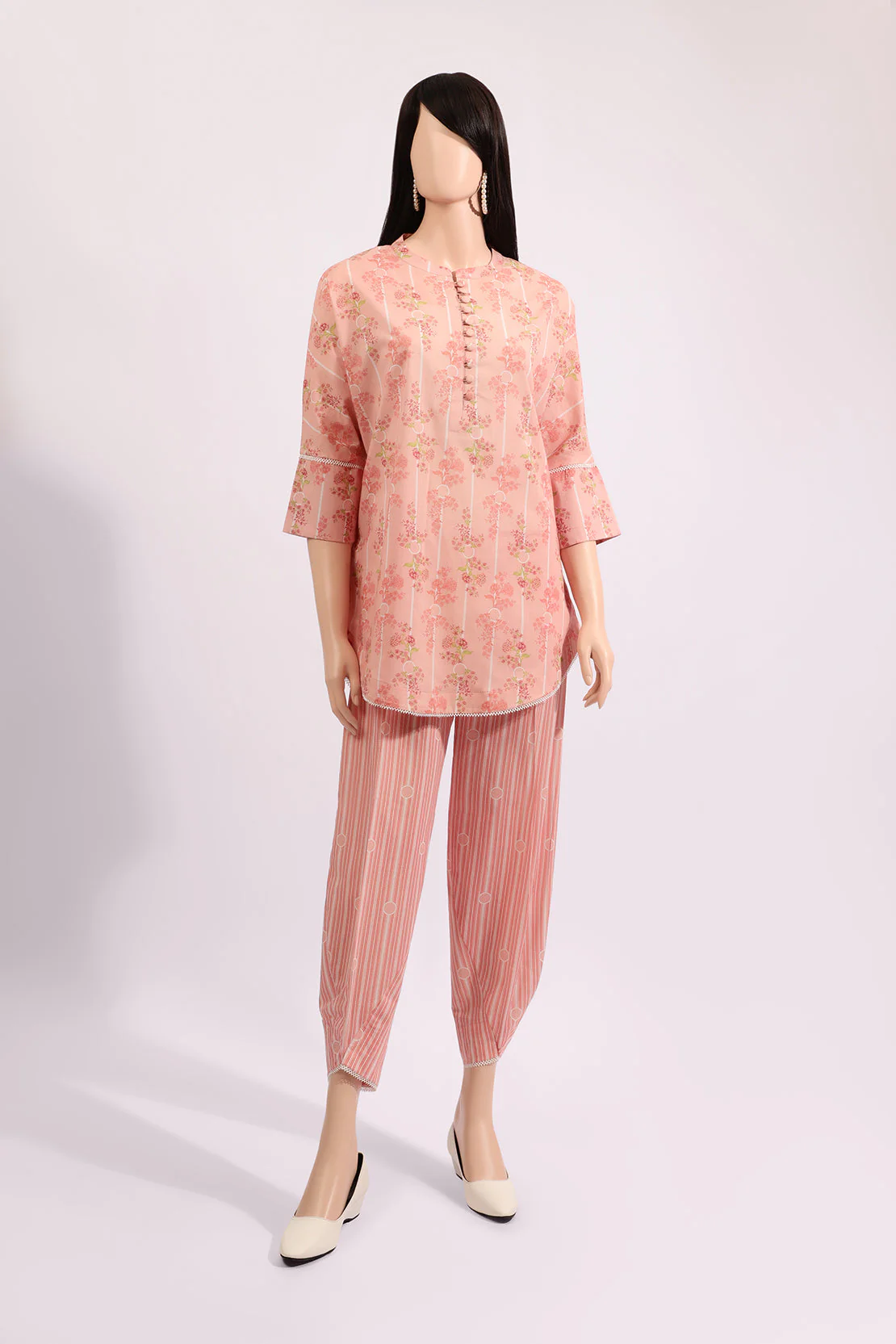 Unstitched Cotton Plain Trouser