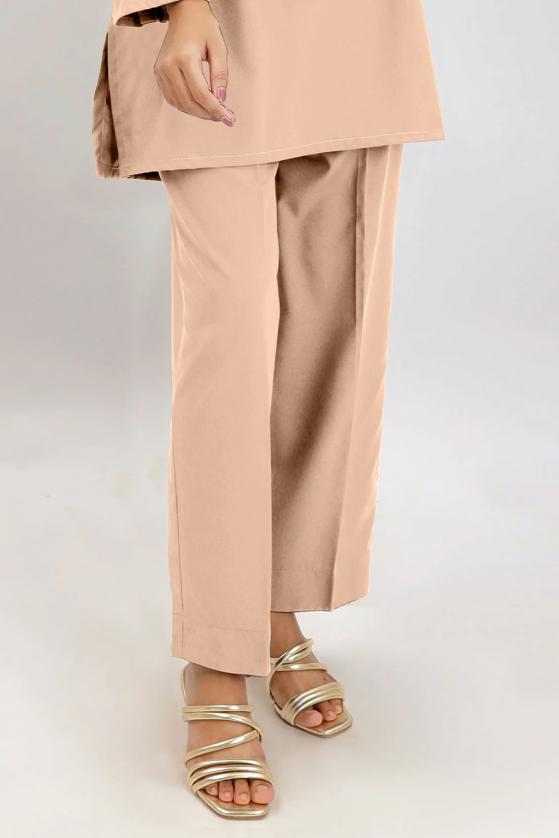 Unstitched Cotton Plain Trouser Fabric - Image 3