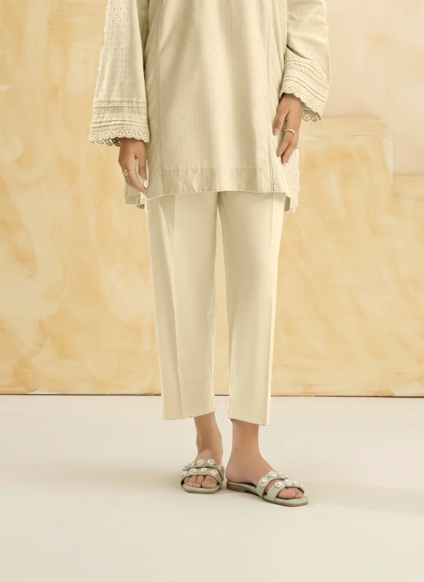 Unstitched Cotton Plain Trouser Fabric