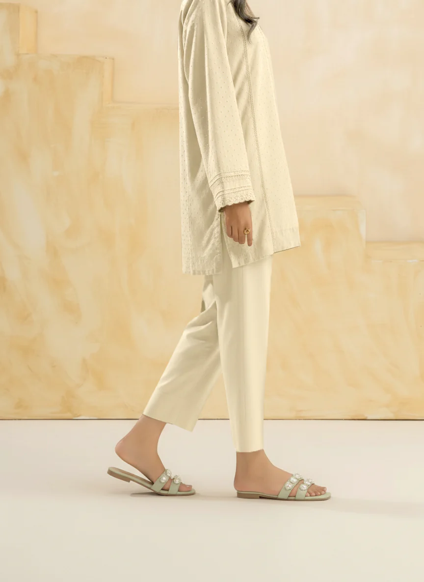 Unstitched Cotton Plain Trouser Fabric - Image 2