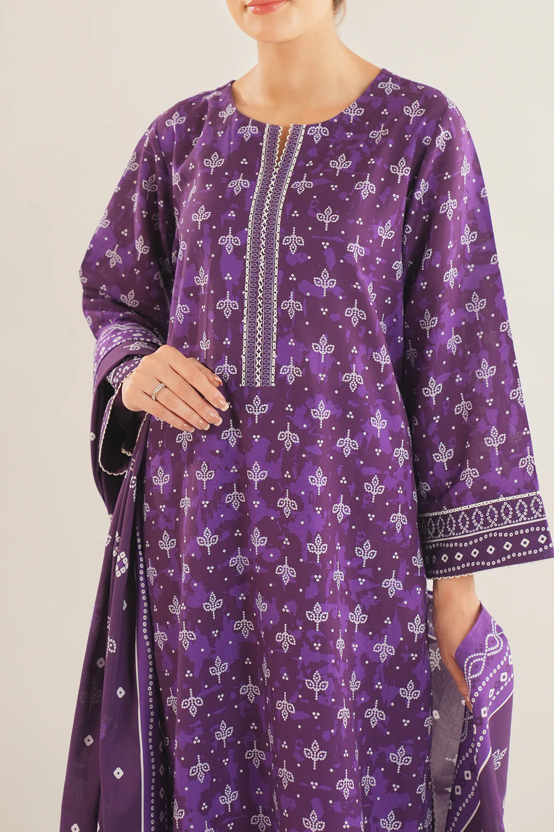Unstitched Cotton Viscose Shirt - Image 5