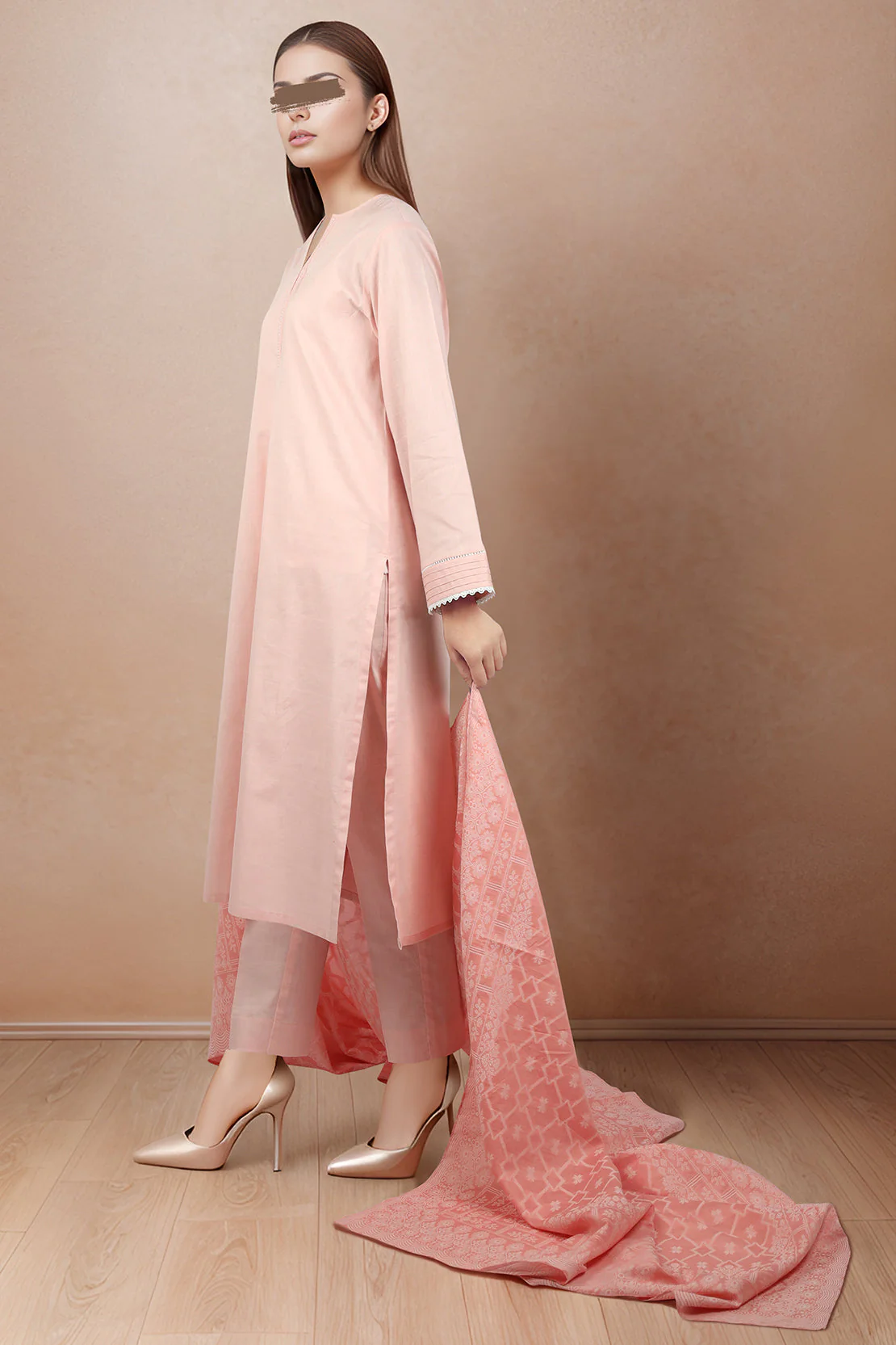Unstitched Cross Hatch 2 Piece (Shirt/Trouser) - Image 2