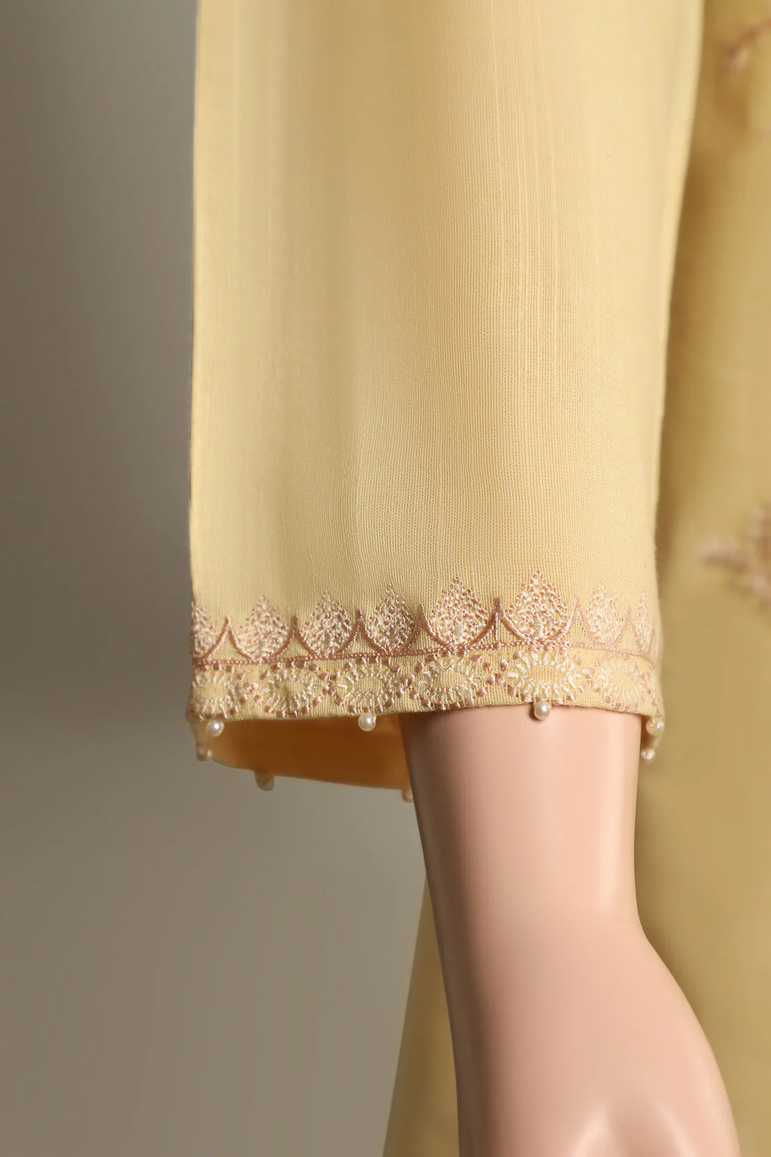 Unstitched Cross Hatch Embroidered 2 Piece (Shirt/Trouser) - Image 4