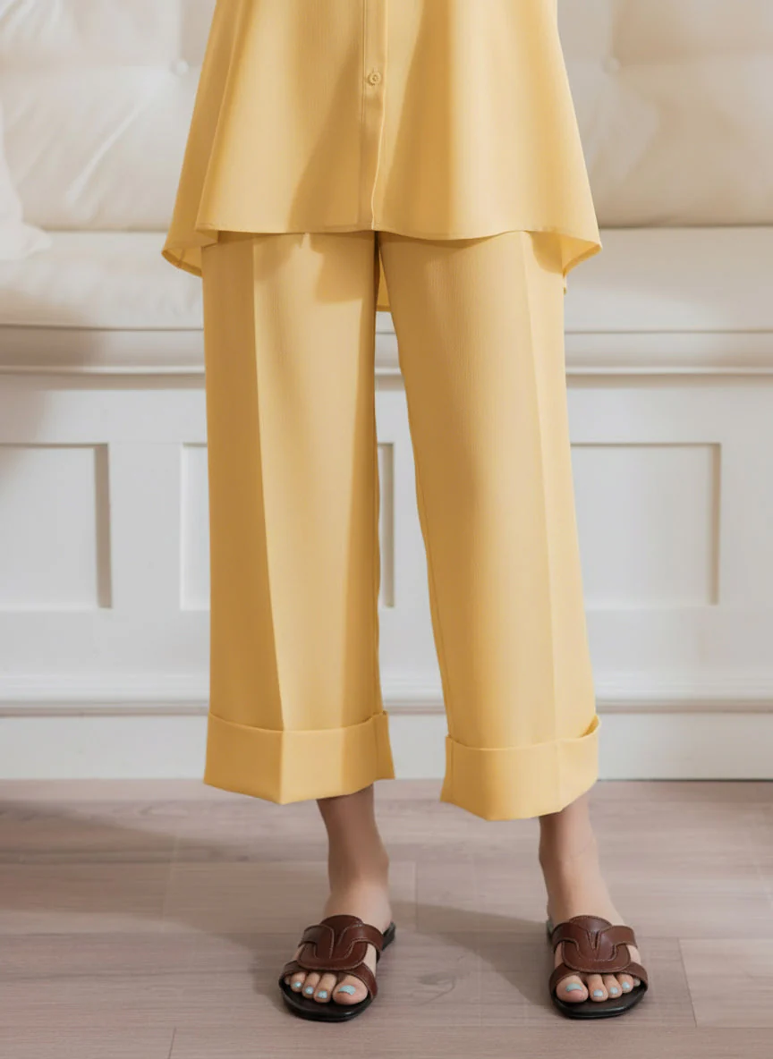 Unstitched Dyed Cambric Trouser Fabric