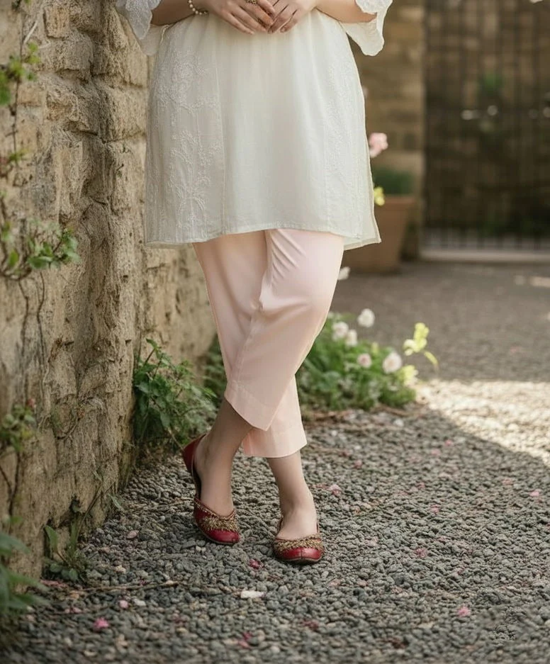 Unstitched Dyed Cambric Trouser Fabric - Image 2