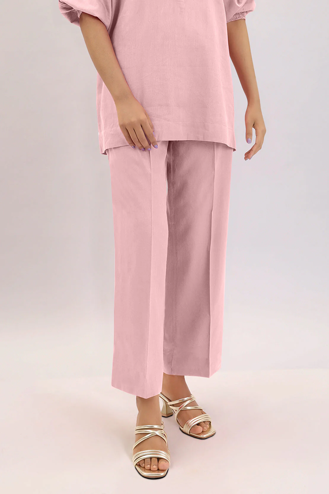 Unstitched Dyed Cambric Trouser Fabric - Image 2