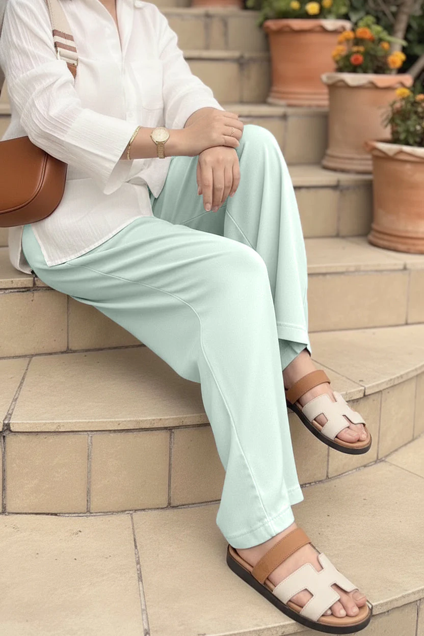 Unstitched Dyed Cambric Trouser Fabric - Image 2