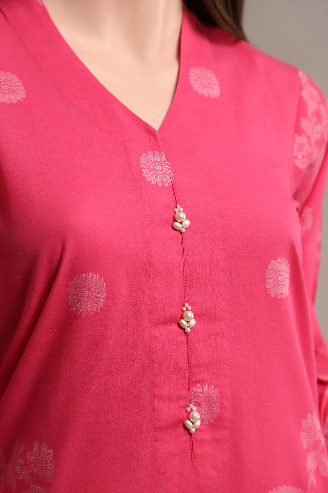 Unstitched Jacquard Cotton 3 Piece - Image 3