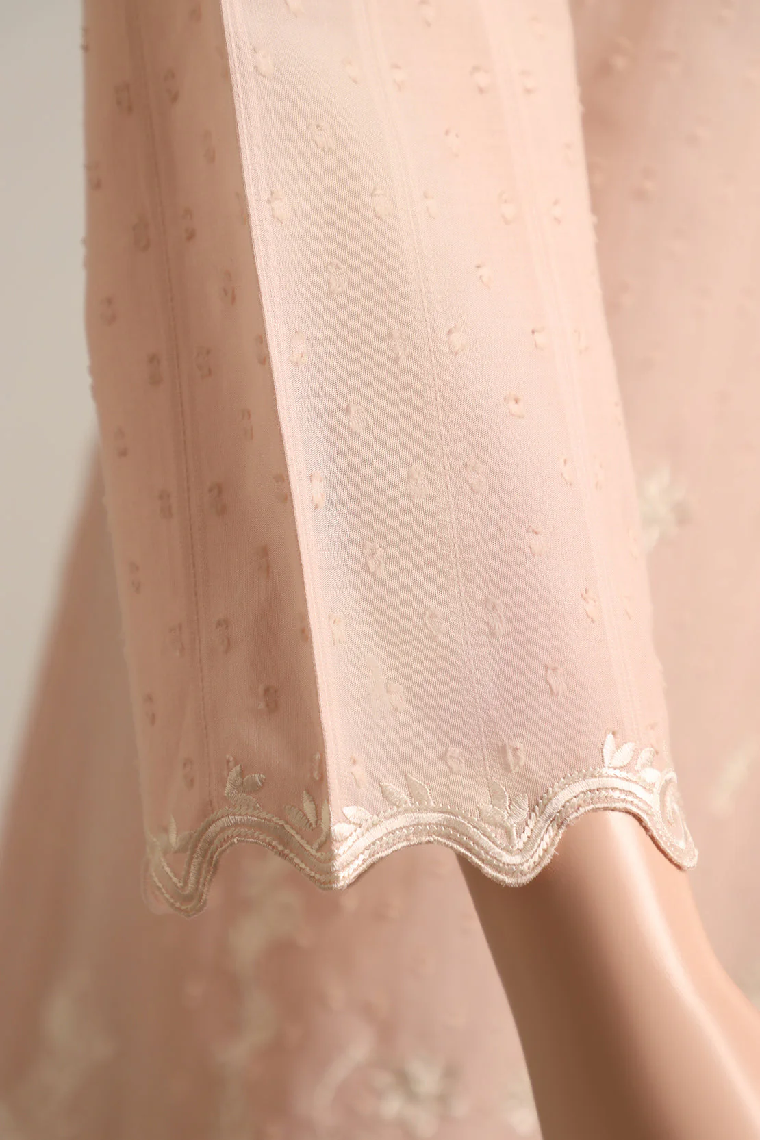 Unstitched Emb Self Jacquard 3 Piece - Image 5