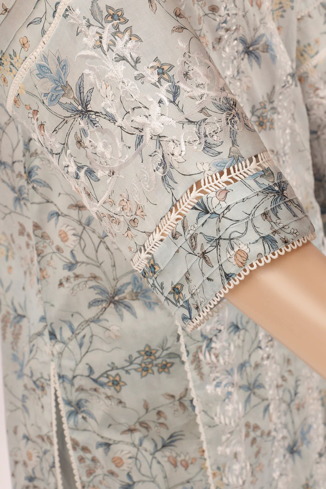 Unstitched Emb Self Jacquard 3 Piece - Image 5