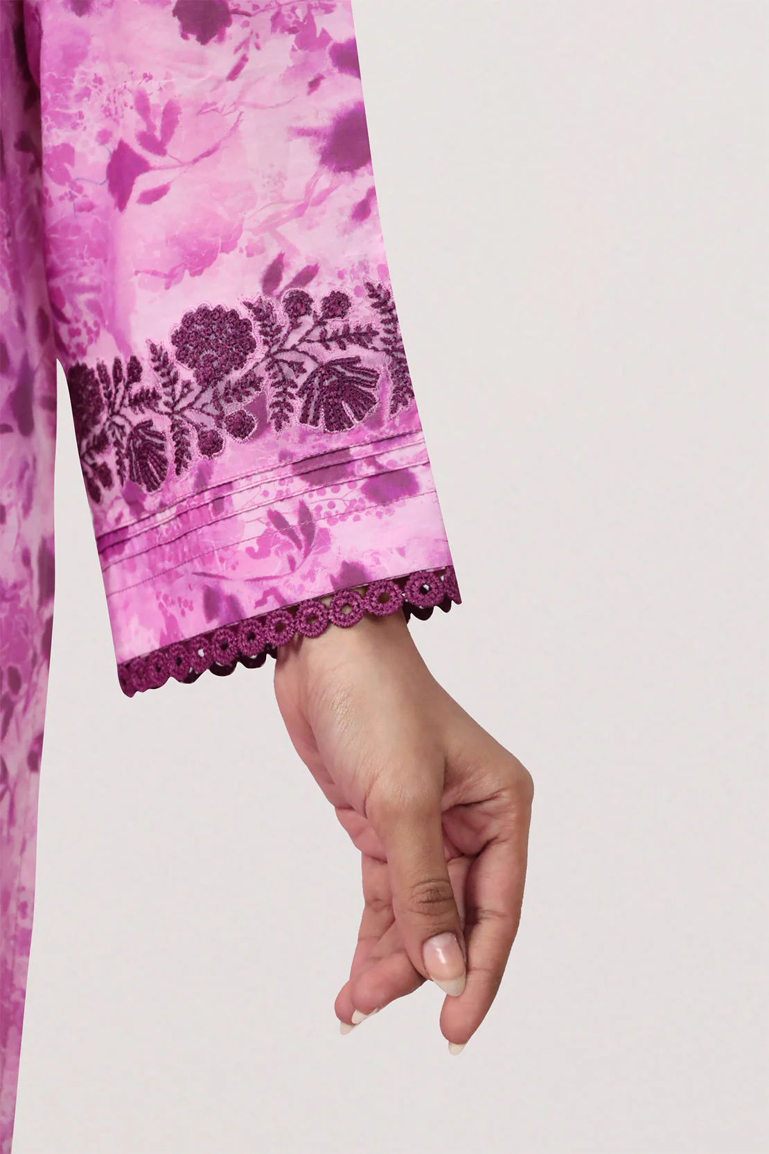 Unstitched Embroidered Cotton Filament 3 Piece - Image 3