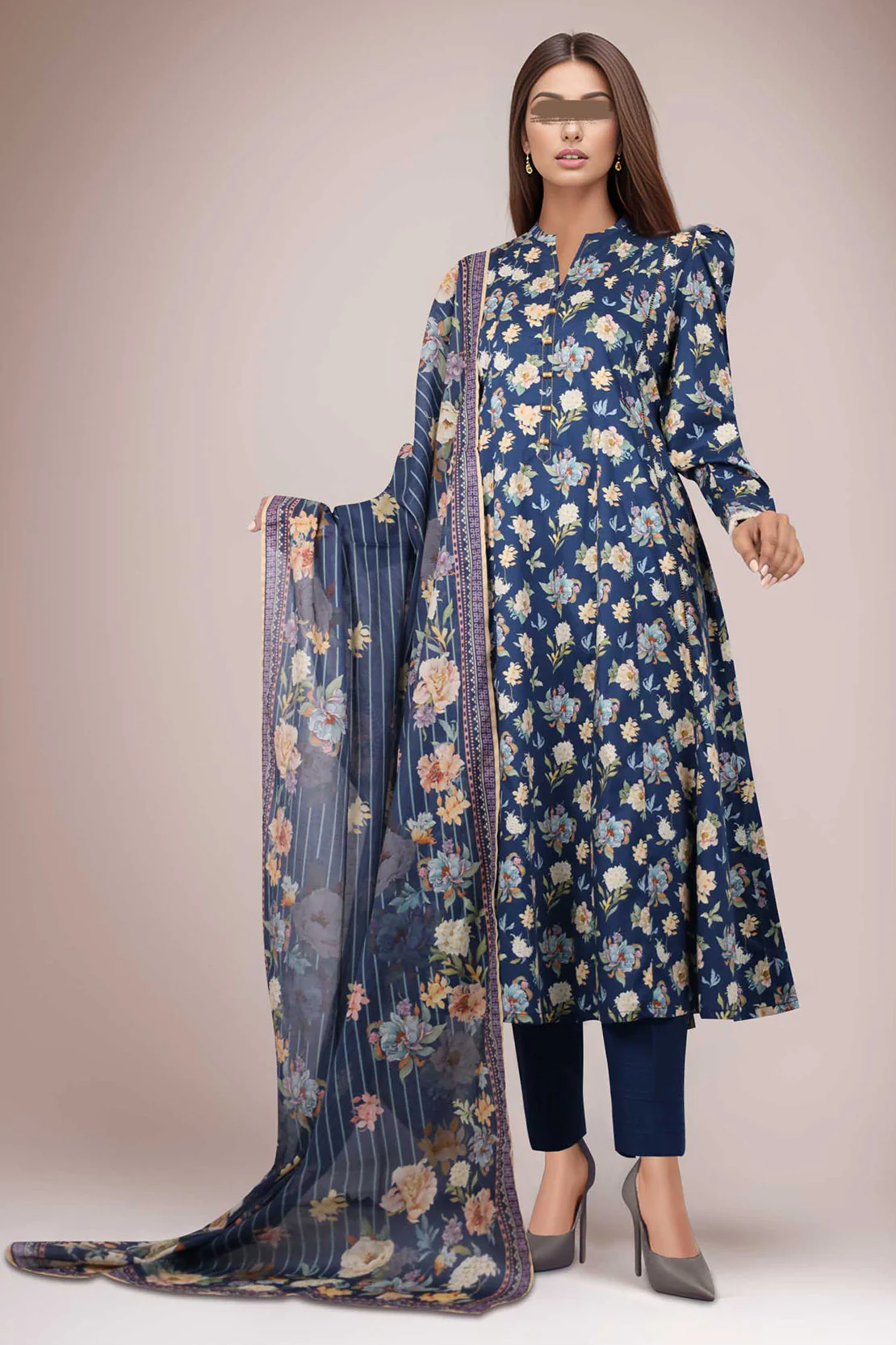 Unstitched Self Jacquard 2 Piece (Shirt/Dupatta)