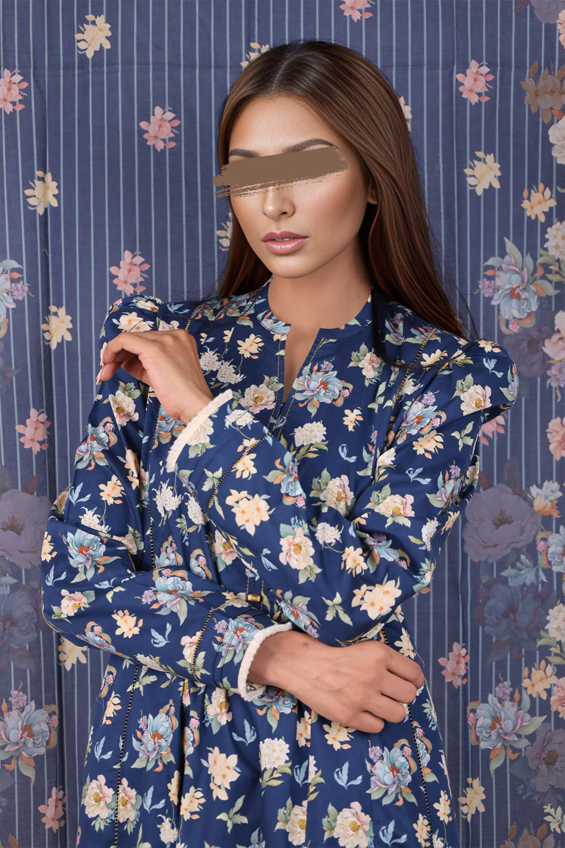 Unstitched Self Jacquard 2 Piece (Shirt/Dupatta) - Image 2