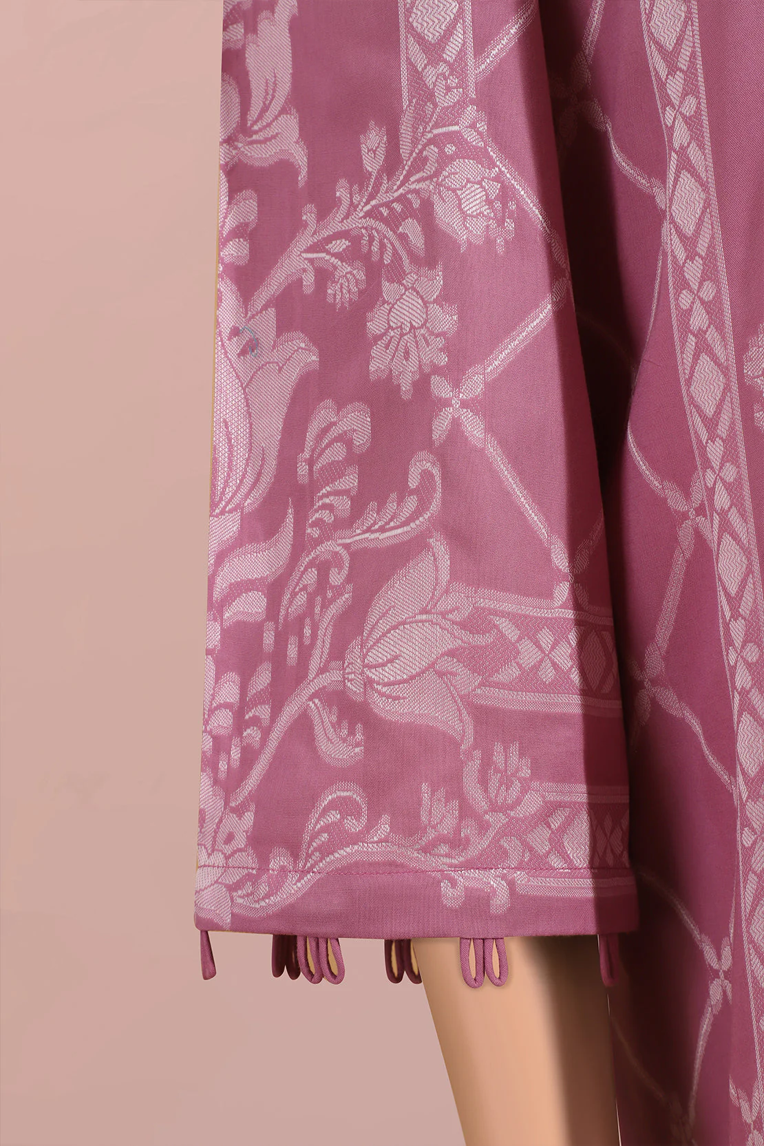 Unstitched Jacquard Cotton 2 Piece (Shirt/Dupatta) - Image 3