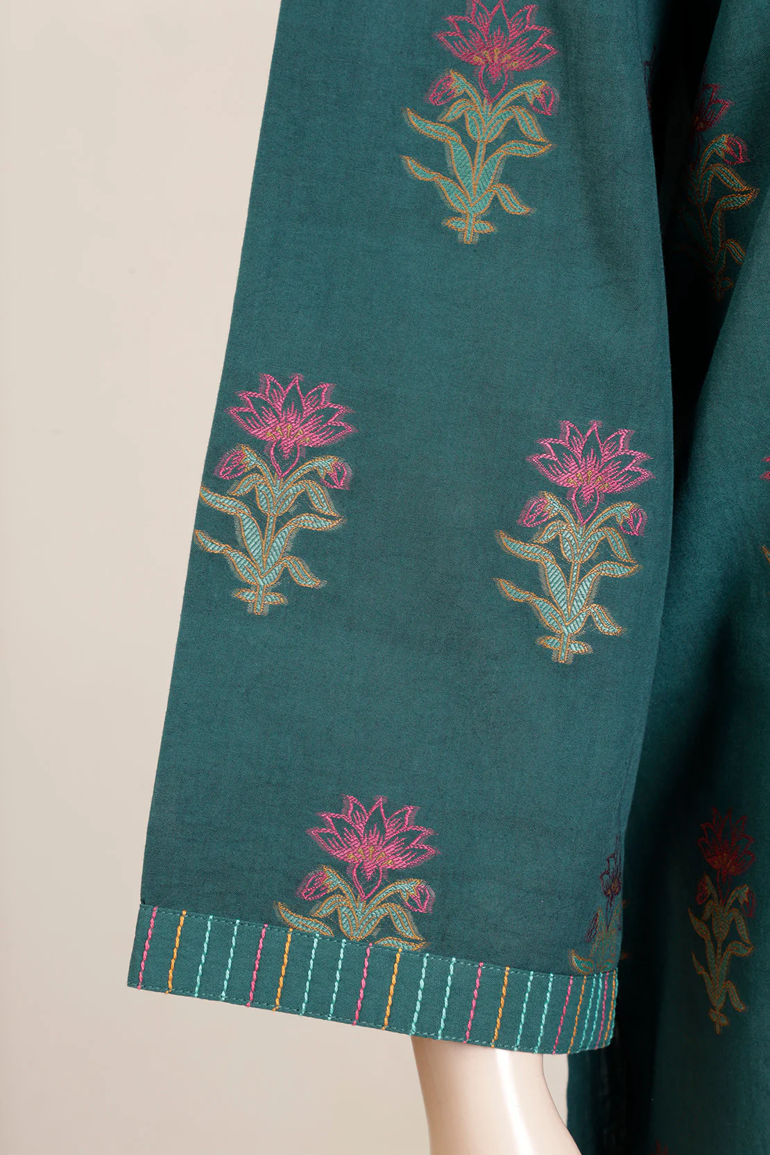 Unstitched Jacquard Cotton 2 Piece (Shirt/Dupatta) - Image 4