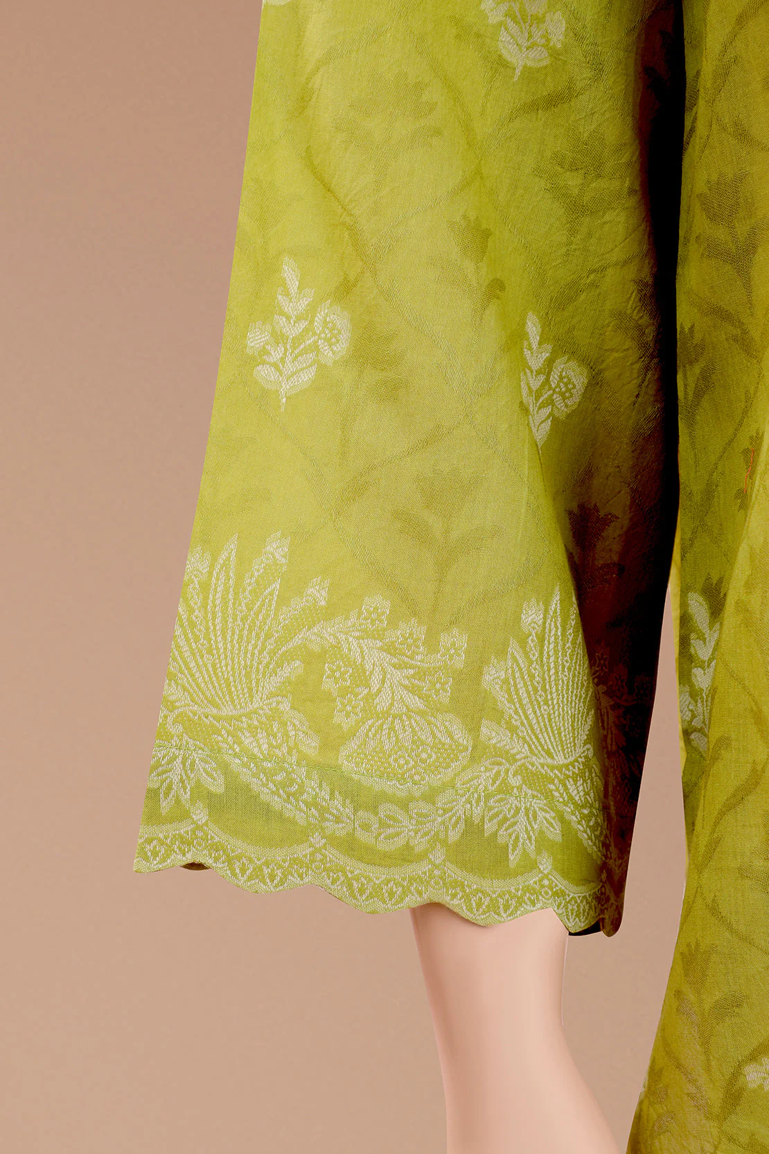 Unstitched Jacquard Cotton 2 Piece (Shirt/Dupatta) - Image 3