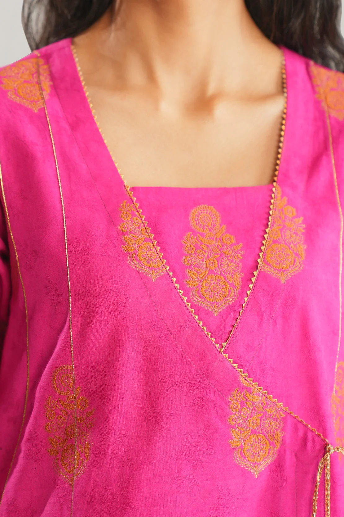 Unstitched Jacquard Cotton 2 Piece (Shirt/Dupatta) - Image 5