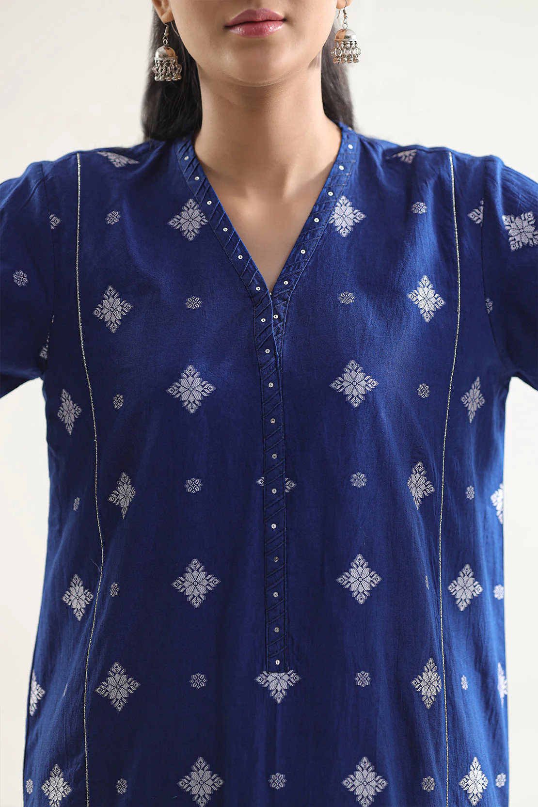 Unstitched Jacquard Cotton 2 Piece (Shirt/Dupatta) - Image 3