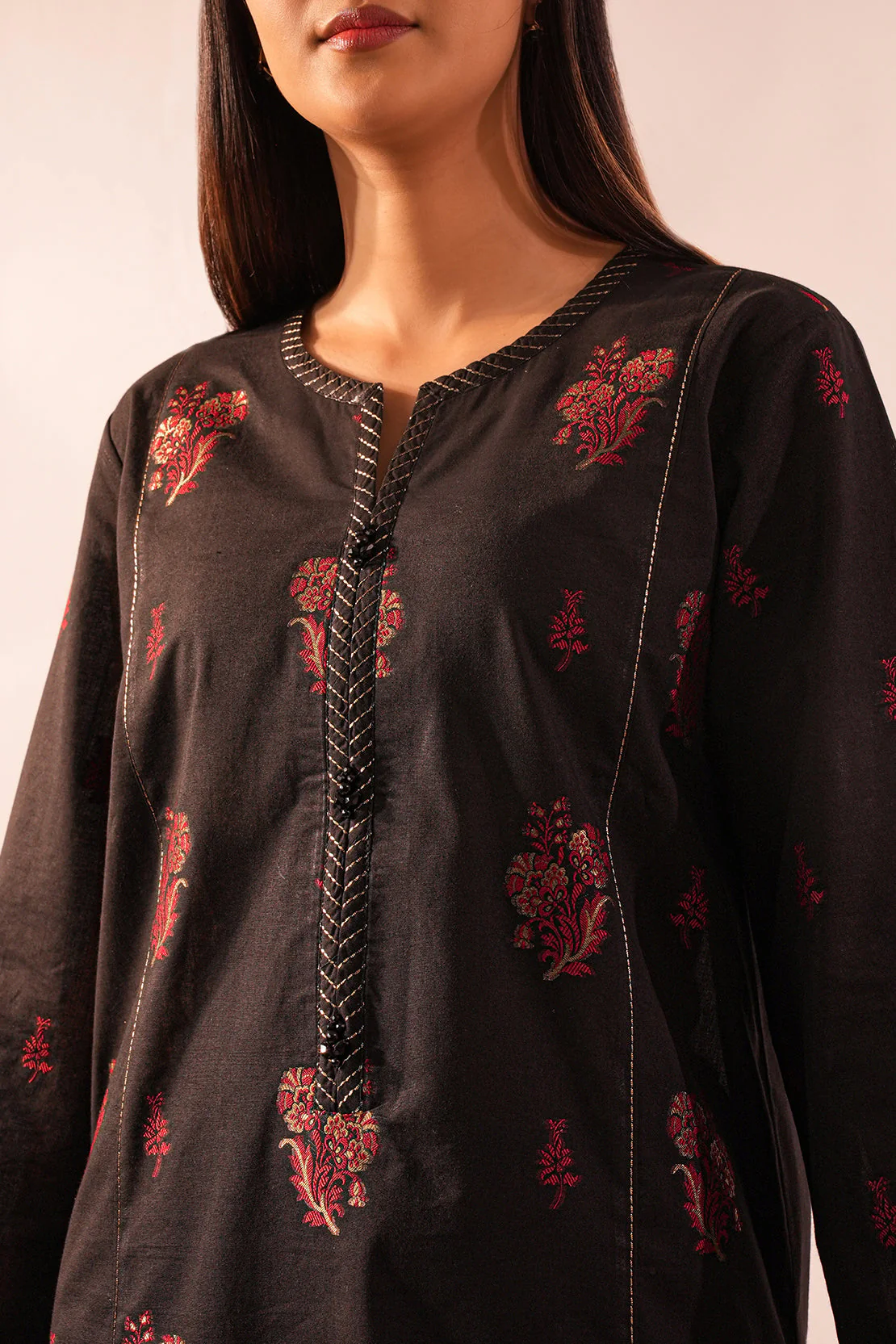 Unstitched Jacquard Cotton 2 Piece (Shirt/Trouser) - Image 7