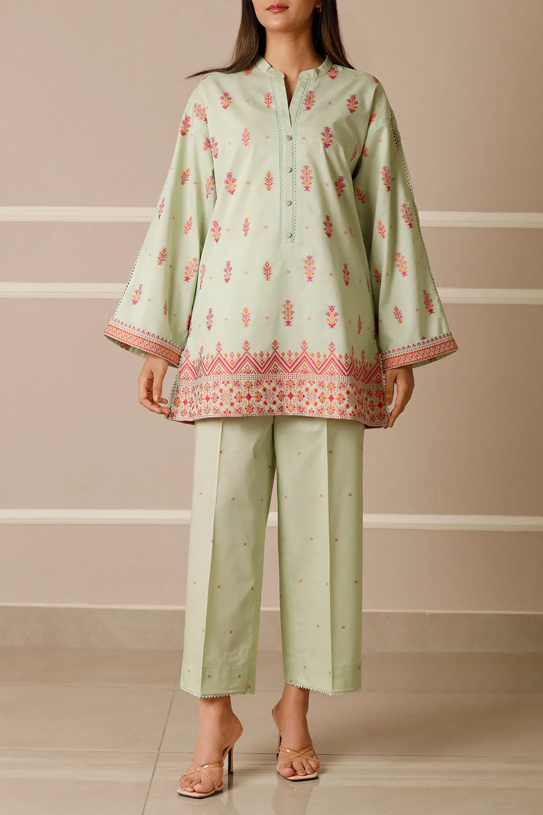 Unstitched Jacquard Cotton 2 Piece (Shirt/Trouser) - Image 3