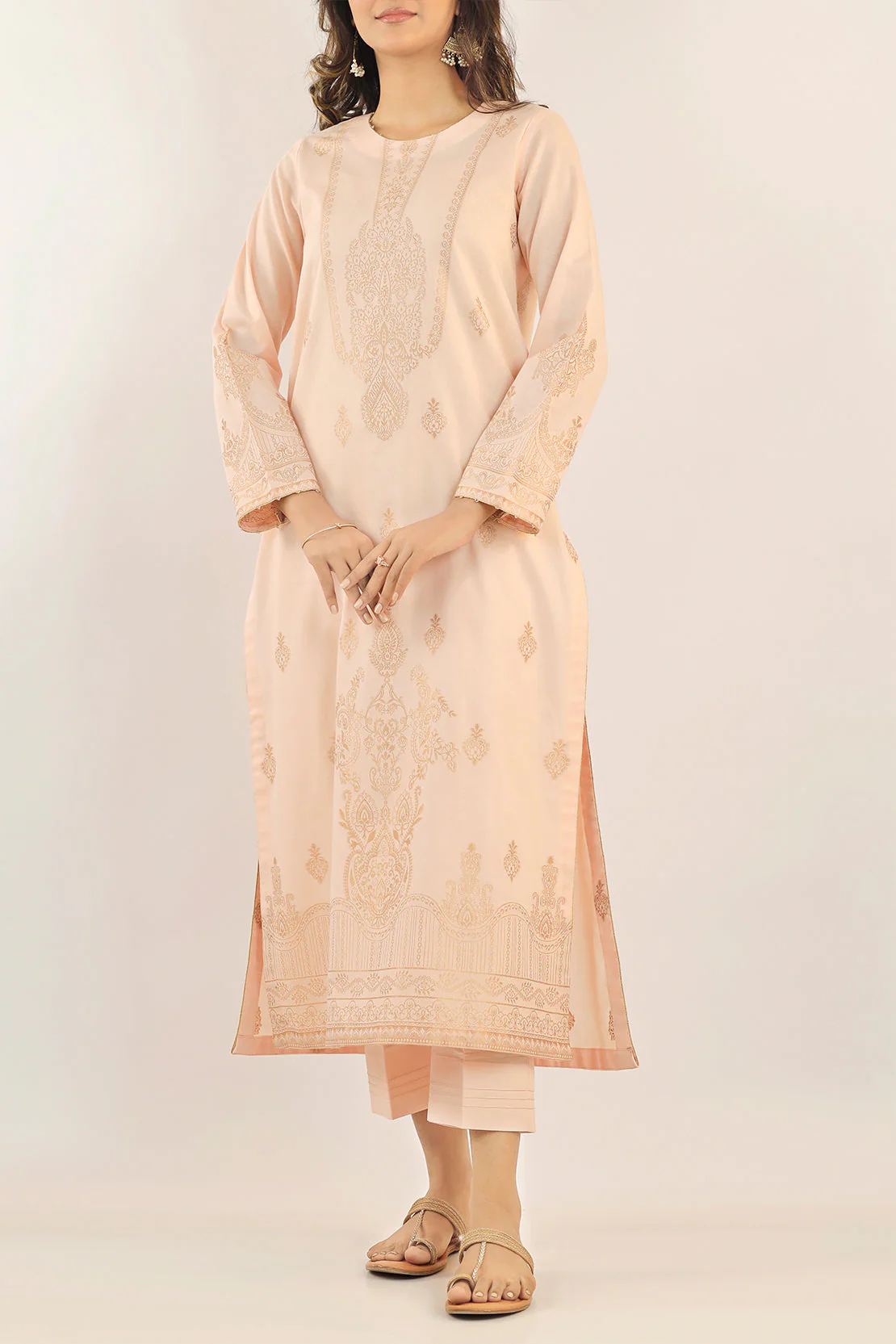 Unstitched Jacquard Cotton 2 Piece (Shirt/Trouser) - Image 5