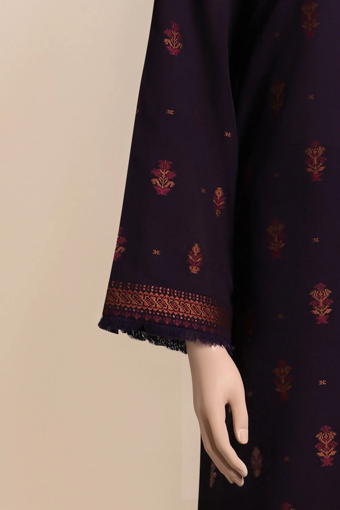 Unstitched Jacquard Cotton 2 Piece (Shirt/Trouser) - Image 4