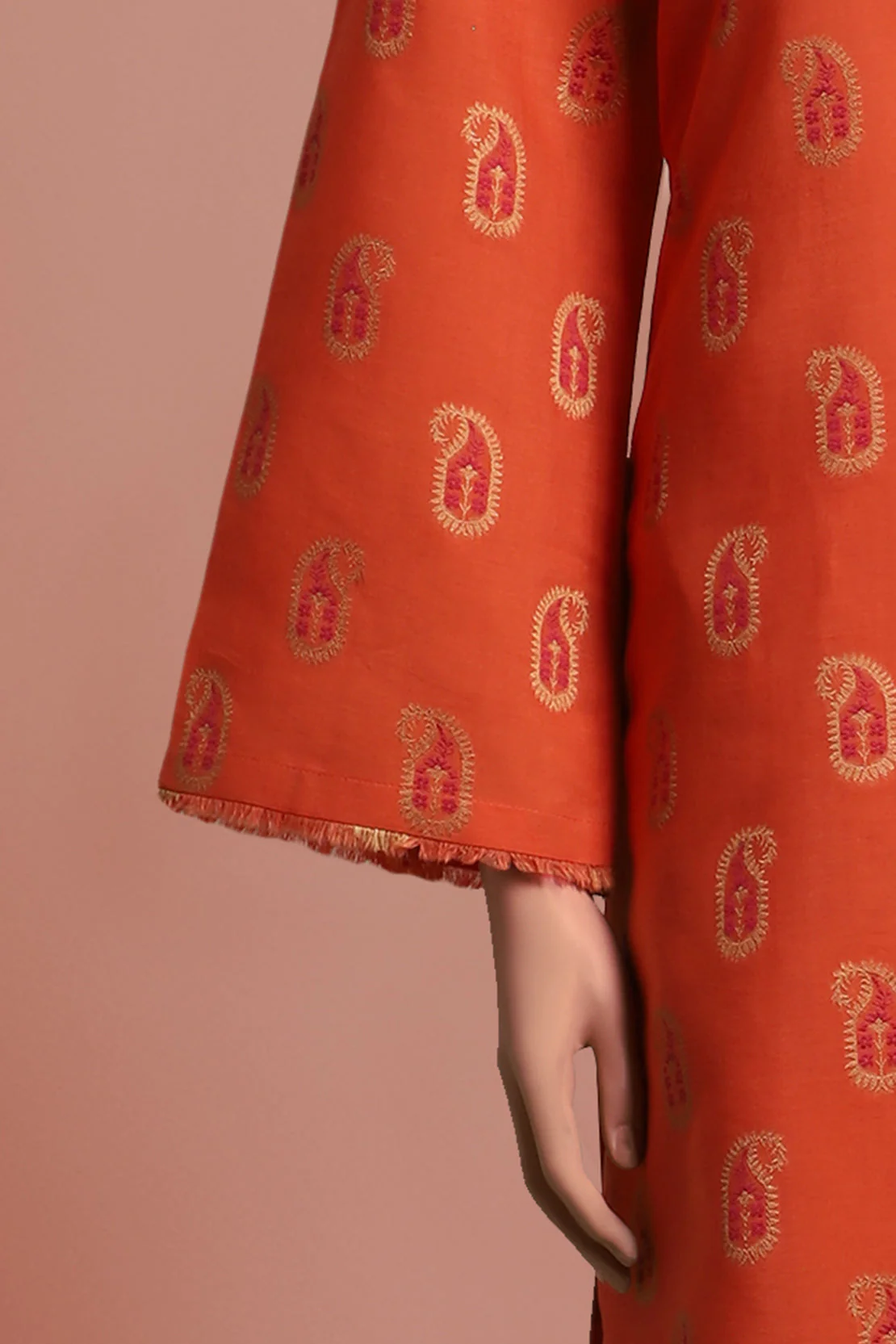 Unstitched Jacquard Cotton 2 Piece (Shirt/Trouser) - Image 3