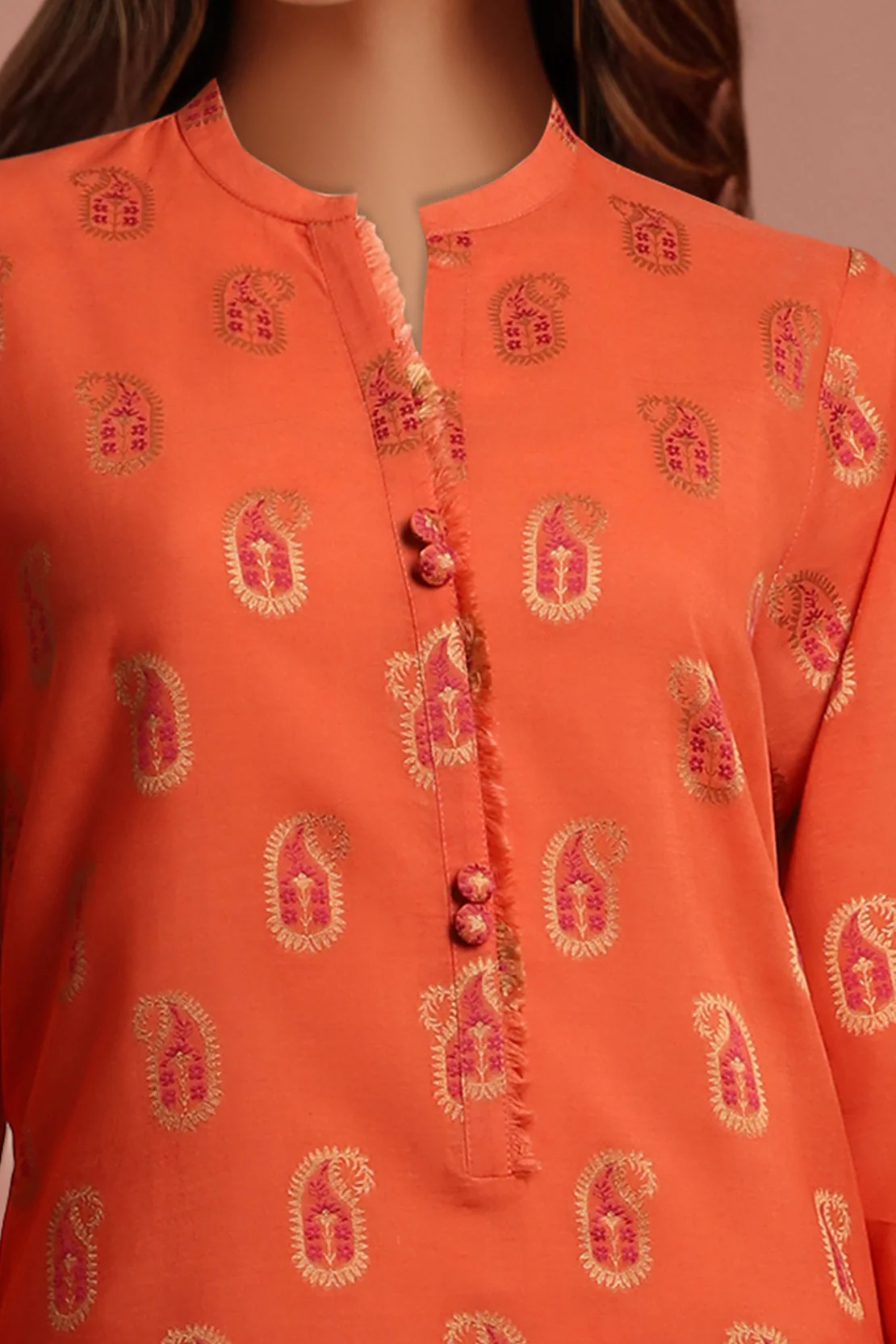 Unstitched Jacquard Cotton 2 Piece (Shirt/Trouser) - Image 4