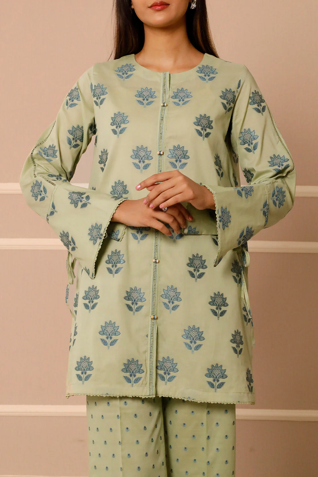 Unstitched Jacquard Cotton 2 Piece (Shirt/Trouser) - Image 2